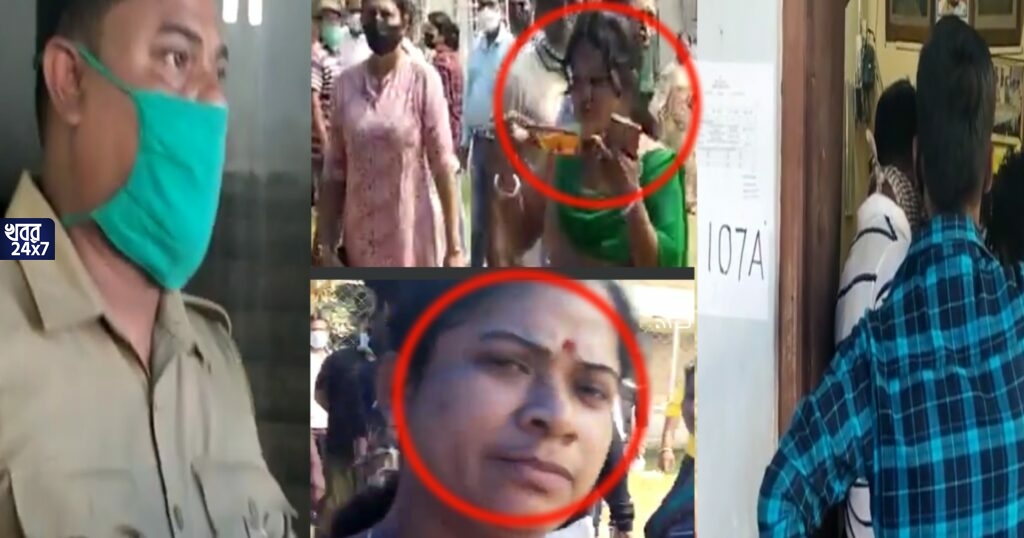 দরজা বন্ধ করে পুলিশের সামনেই চলছে দেদার ছাপ্পা ভোট, শাসকদলের বিরুদ্ধে ভোট রিগিংয়ের অভিযোগ উত্তর দমদমে