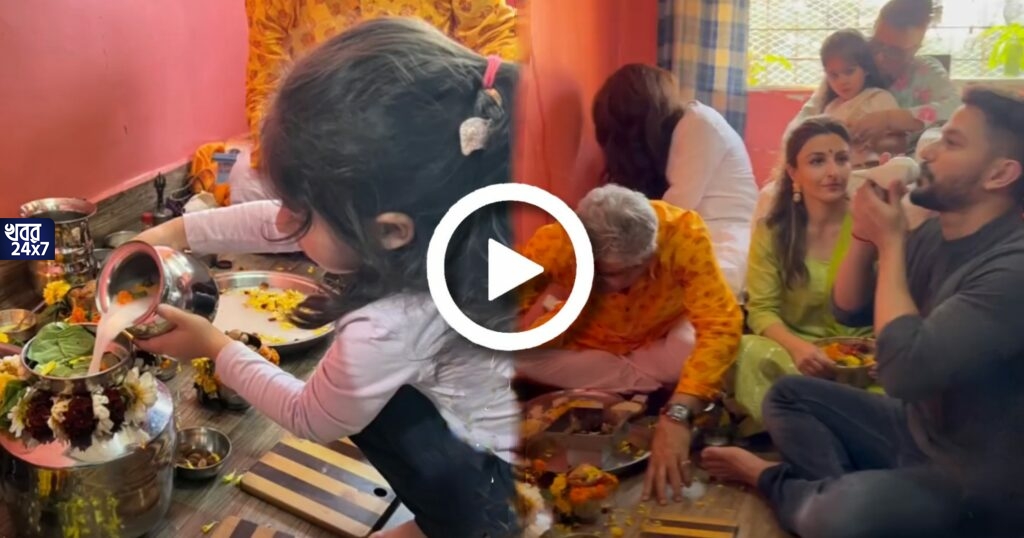 শিবরাত্রিতে শঙ্খ বাজালেন স্বয়ং কুণাল খেমু! মুসলিম হয়েও শিবের মাথায় জল ঢাললেন সোহা আলি খান, সঙ্গ দিল ইনায়াও