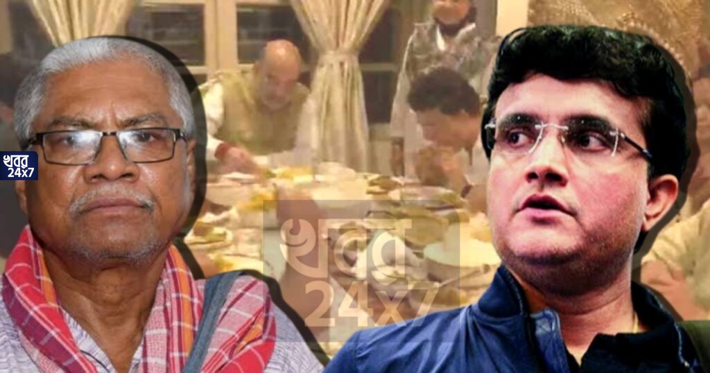 সৌরভের বাড়িতে শাহ্’র নৈশভোজের জের, মহারাজকে তীব্র অপমান করলেন তৃণমূল বিধায়ক মনোরঞ্জন ব্যাপারী, রাজ্য রাজনীতিতে হইচই সৌরভের বাড়িতে শাহ্’র নৈশভোজের জের, মহারাজকে তীব্র অপমান করলেন তৃণমূল বিধায়ক মনোরঞ্জন ব্যাপারী, রাজ্য রাজনীতিতে হইচই