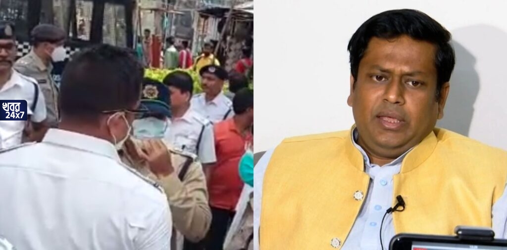 এসএসসি নিয়োগ দুর্নীতির প্রতিবাদে বিজেপির মিছিলে বাধা পুলিশের, ধ্বস্তাধস্তি, গ্রেফতার সুকান্ত মজুমদার, ধুন্ধুমার কাণ্ড হাজরা মোড়ে এসএসসি নিয়োগ দুর্নীতির প্রতিবাদে বিজেপির মিছিলে বাধা পুলিশের, ধ্বস্তাধস্তি, গ্রেফতার সুকান্ত মজুমদার, ধুন্ধুমার কাণ্ড হাজরা মোড়ে