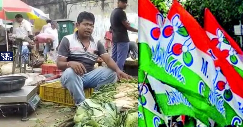 অভ্যাস বদলান নি! নিজের পুরনো পেশাকে আঁকড়ে ধরে এখনও বাজারে সবজিই বিক্রি করছেন তৃণমূল কাউন্সিলর
