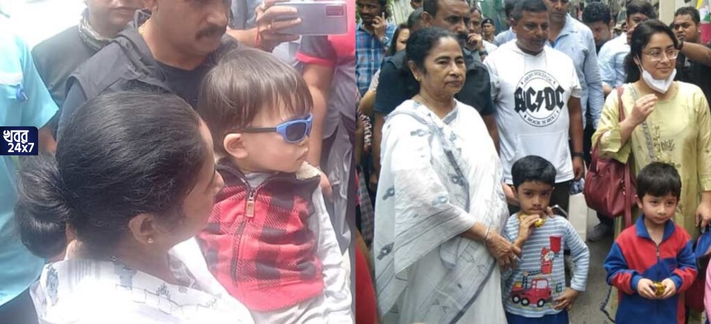 দার্জিলিংয়ে গিয়ে ফুরফুরে মেজাজে ধরা দিলেন মমতা, বাচ্চাদের আদর করে তাদের হাতে চকোলেট তুলে দিলেন মুখ্যমন্ত্রী দার্জিলিংয়ে গিয়ে ফুরফুরে মেজাজে ধরা দিলেন মমতা, বাচ্চাদের আদর করে তাদের হাতে চকোলেট তুলে দিলেন মুখ্যমন্ত্রী