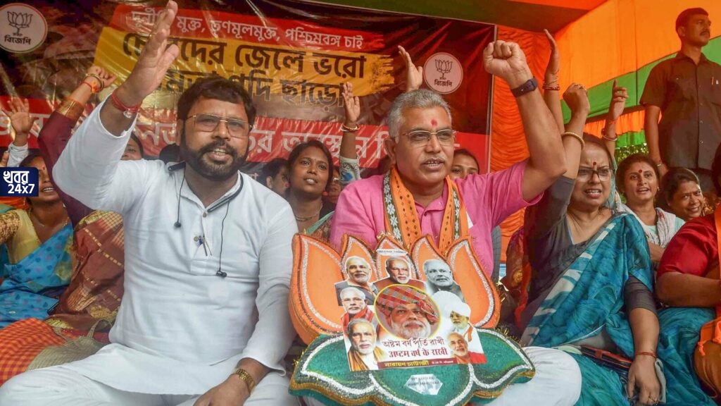 ‘পুলিশ যেখানেই আটকাবে, সেখানেই বসে পড়ব’, নবান্ন অভিযানের আগে হুঙ্কারের সুরে জানালেন দিলীপ ঘোষ