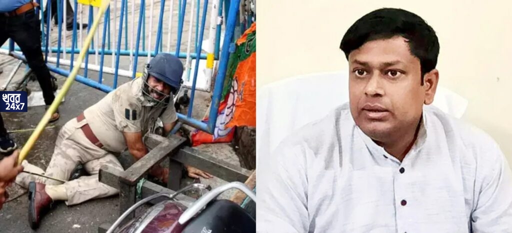‘যাই হোক না কেন ওঁরাও তো মানুষ’, নবান্ন অভিযানে আহত পুলিশ আধিকারিককে ফোন করে শারীরিক অবস্থার খোঁজ নিলেন সুকান্ত ‘যাই হোক না কেন ওঁরাও তো মানুষ’, নবান্ন অভিযানে আহত পুলিশ আধিকারিককে ফোন করে শারীরিক অবস্থার খোঁজ নিলেন সুকান্ত