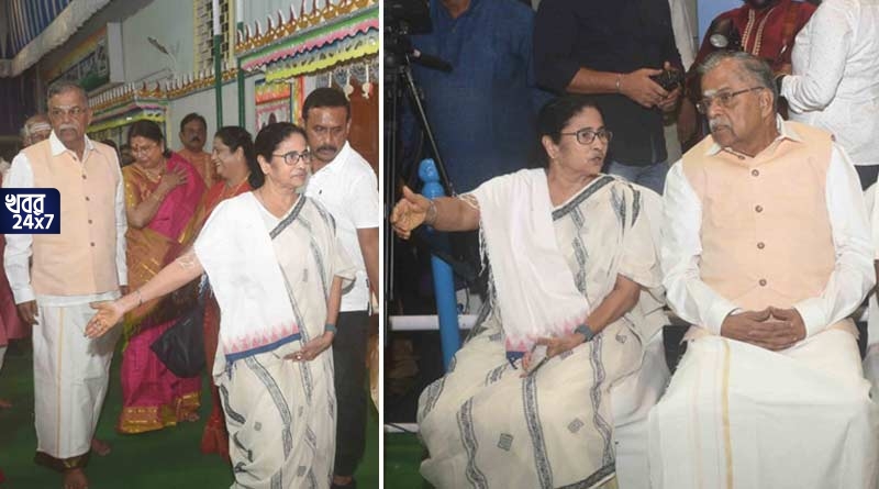 ‘মুখ্যমন্ত্রী এত ছোটো ঘরে থাকেন’, কালীপুজোয় মমতার পুজোতে তাঁর বাড়ি গিয়ে বিস্ময় প্রকাশ নয়া রাজ্যপালের