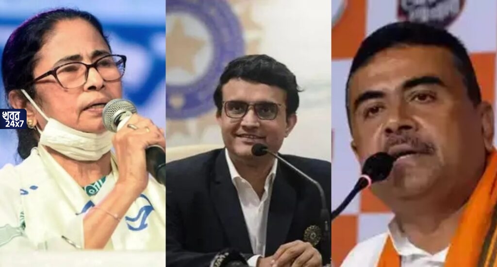 ‘শাহরুখকে সরিয়ে সৌরভকে বাংলার ব্র্যান্ড অ্যাম্বাসাডর করুন’, সৌরভকে নিয়ে সওয়াল করতেই মমতাকে পাল্টা দিলেন শুভেন্দু ‘শাহরুখকে সরিয়ে সৌরভকে বাংলার ব্র্যান্ড অ্যাম্বাসাডর করুন’, সৌরভকে নিয়ে সওয়াল করতেই মমতাকে পাল্টা দিলেন শুভেন্দু