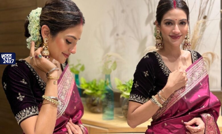 nusrat puja looks