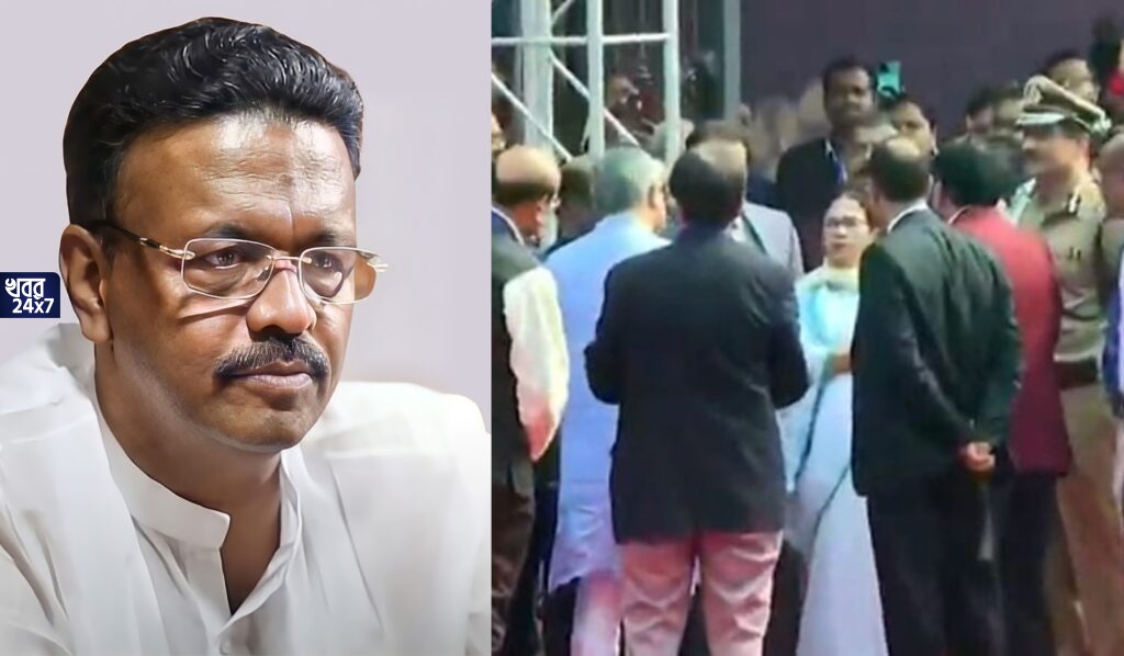 ‘ছ্যাবলামি করা হচ্ছে, তৃণমূল যদি চায়… গলা টিপে দেবে ওদের’, মমতার সামনে বিজেপি কর্মীদের ‘জয় শ্রীরাম’ স্লোগান প্রসঙ্গে বিস্ফোরক ফিরহাদ ‘ছ্যাবলামি করা হচ্ছে, তৃণমূল যদি চায়… গলা টিপে দেবে ওদের’, মমতার সামনে বিজেপি কর্মীদের ‘জয় শ্রীরাম’ স্লোগান প্রসঙ্গে বিস্ফোরক ফিরহাদ