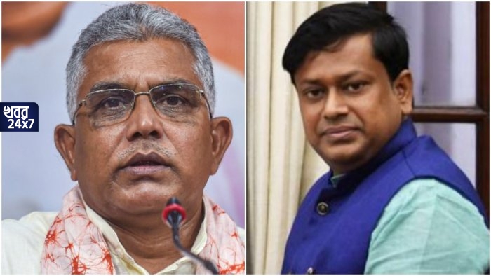 ‘এখন ঝাঁটাপেটা করছে, পরে গাধার পিঠে চড়াবে’, ‘দিদির দূত’দের খোঁচা দিলীপ-সুকান্তদের