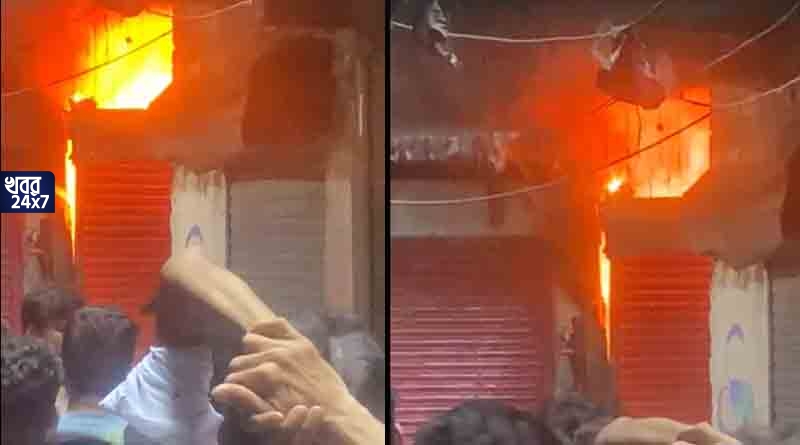 ভোরবেলা ভয়াবহ আগুন তিলজলার প্রিন্টিং দোকানে, আগুনে ঝলসে মৃত্যু দোকানের ভিতরে থাকা বাবা-ছেলের