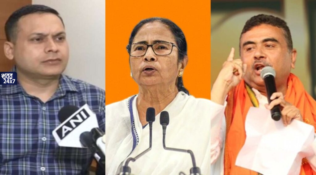 ‘দিনে-দুপুরে ডাকাতি করছে মমতা সরকার’, মিড ডে মিলে দুর্নীতি ইস্যুতে মুখ্যমন্ত্রীকে সরাসরি তোপ শুভেন্দু-মালব্যদের ‘দিনে-দুপুরে ডাকাতি করছে মমতা সরকার’, মিড ডে মিলে দুর্নীতি ইস্যুতে মুখ্যমন্ত্রীকে সরাসরি তোপ শুভেন্দু-মালব্যদের