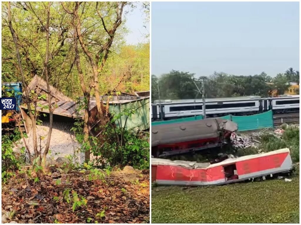 বালেশ্বরে ট্রেন দুর্ঘটনার ৩ রাতও কাটল না, ফের ওড়িশায় লাইনচ্যুত ট্রেন, উল্টে গেল কামরা বালেশ্বরে ট্রেন দুর্ঘটনার ৩ রাতও কাটল না, ফের ওড়িশায় লাইনচ্যুত ট্রেন, উল্টে গেল কামরা
