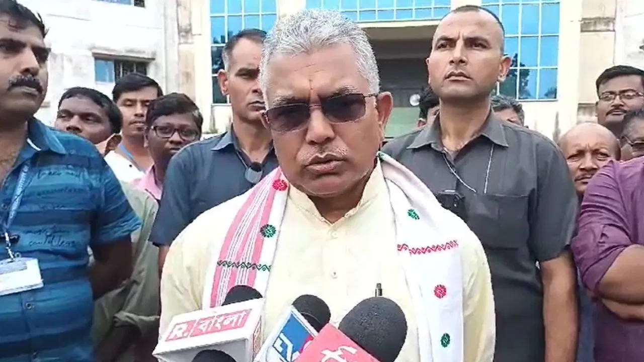 Dilip Ghosh expressed grief at Sukanta and Suvendu, Dilip Ghosh, accusation, Sukanta Majumdar, Suvendu Adhikari, loss, Bardhaman-Durgapur, 2024 Lok Sabha Election,