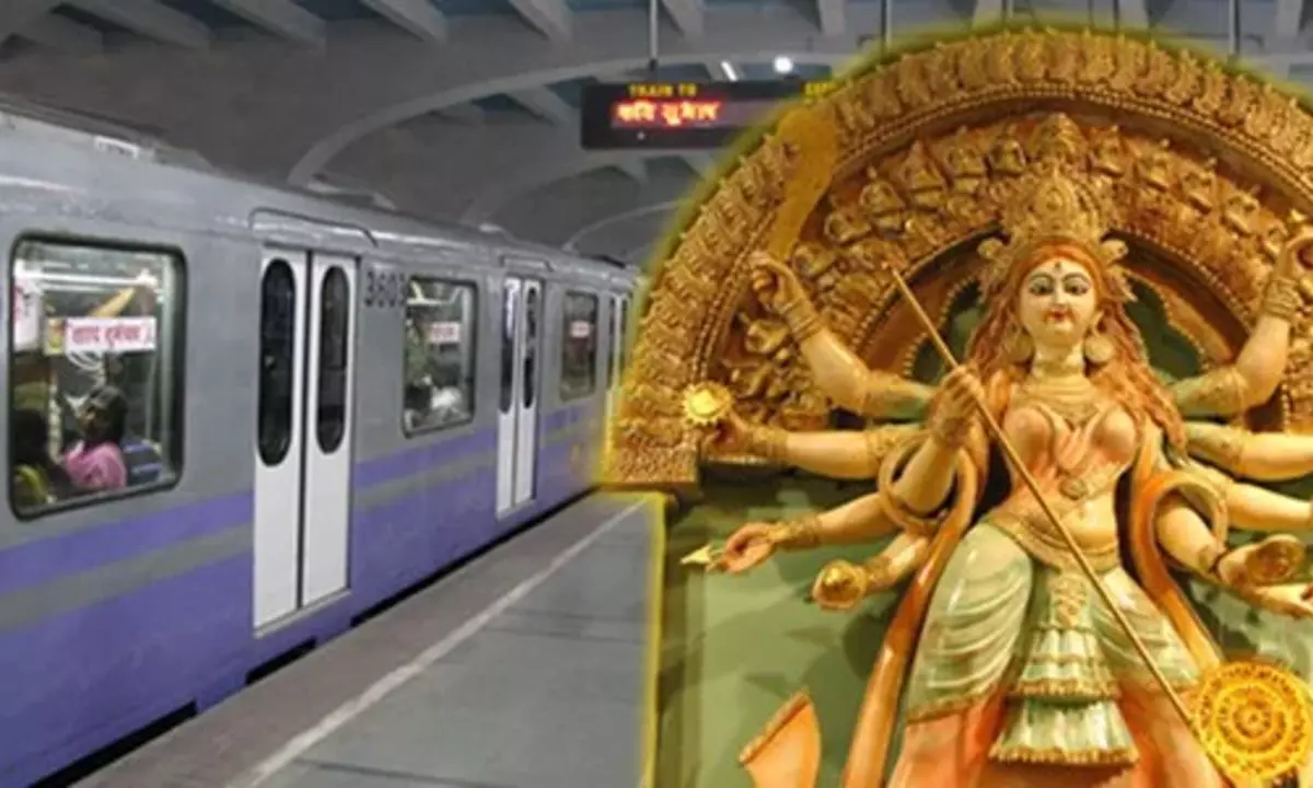 Kolkata Metro, timetable, Durga Puja, extra service, midnight