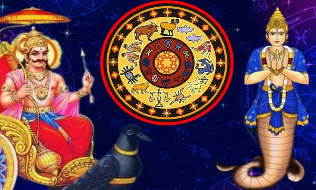 Shani Dev, Rahu, conjunction, problems, astrology, luck