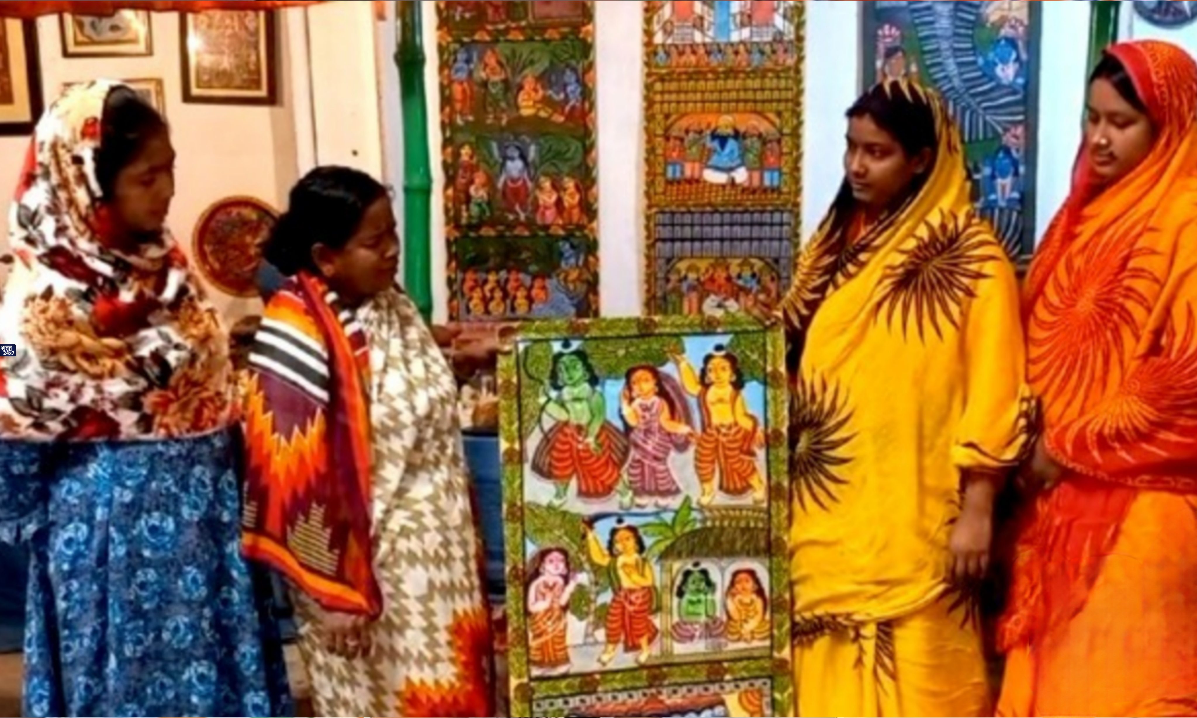রামকথা শুনিয়ে, রামায়ণের চিত্র এঁকেই চলে রুজিরুটি, রামমন্দিরের উদ্বোধনে খুবই উচ্ছ্বসিত বাংলার মুসলিম পটশিল্পীরা