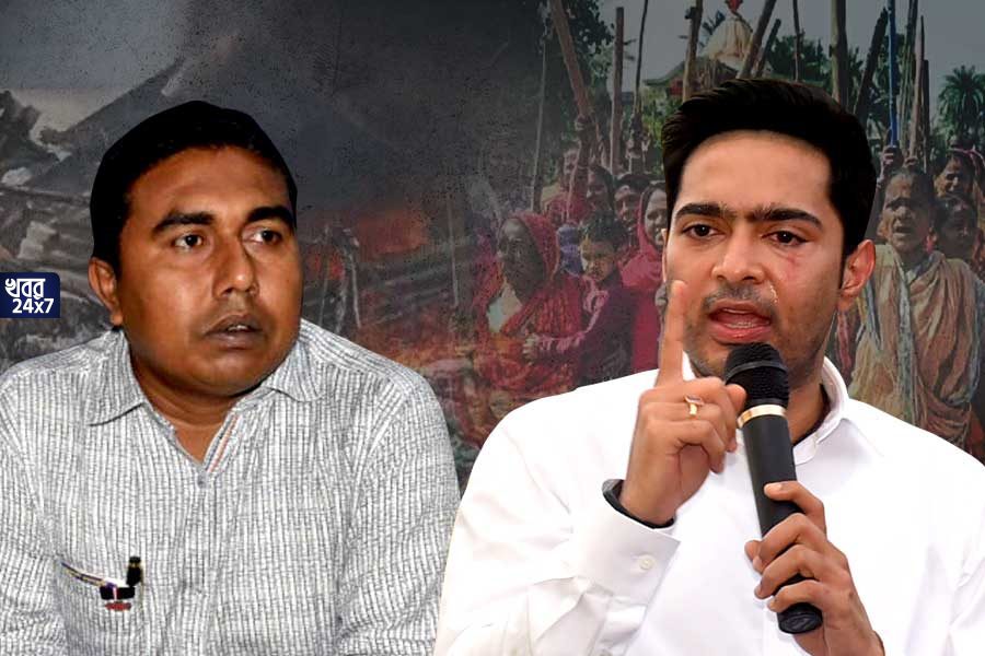 ‘শেখ শাহজাহানকে গ্রেফতার করাই যায়, কিন্তু হাত-পা বেঁধে রেখেছে…’, তৃণমূল নেতার গ্রেফতার না হওয়ার দায় কার উপর চাপালেন অভিষেক? ‘শেখ শাহজাহানকে গ্রেফতার করাই যায়, কিন্তু হাত-পা বেঁধে রেখেছে…’, তৃণমূল নেতার গ্রেফতার না হওয়ার দায় কার উপর চাপালেন অভিষেক?