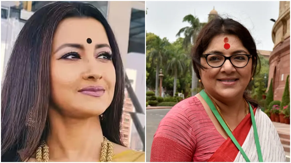 Locket Chatterjee made comment on Rachana Banerjee, BJP Candidate, TMC Candidate, Locket Chatterjee, Rachana Banerjee, 2024 Lok Sabha Election,