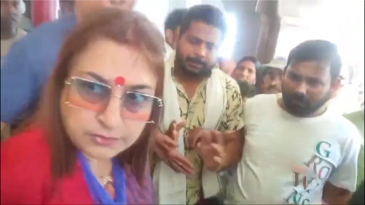 Satabdi Roy got angry, Satabdi Roy, TMC candidate, anger, person, question, 2024 Lok Sabha Election,