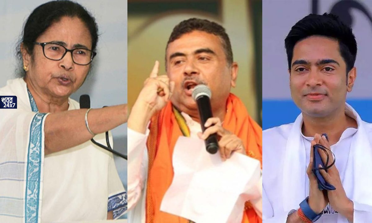 Suvendu Adhikari attacked Mamata Banerjee, attacked, vote campaign, ‬ ‪‎Mamata Banerjee, Suvendu Adhikari, Abhishek Banerjee, 2024 Lok Sabha Election,