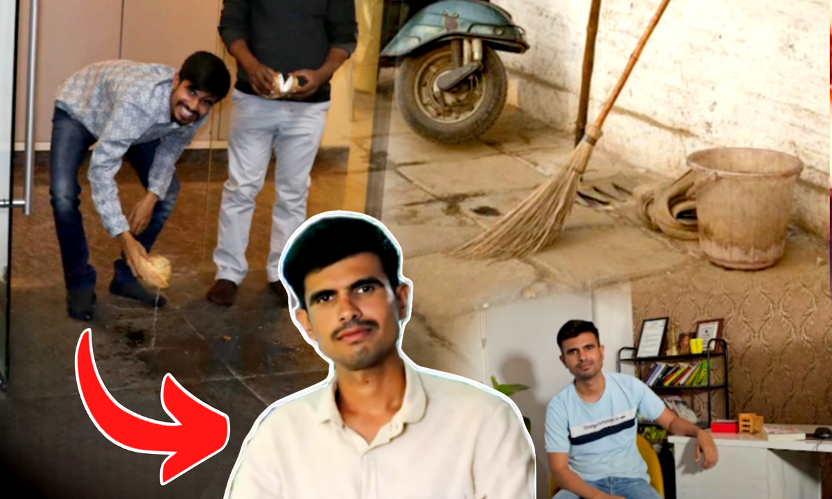 cleaner, Dadasaheb Bhagat, Shark tank India, designing company, life struggle, দাদাসাহেব ভগত, গ্রাফিক্স ডিজাইনিং
