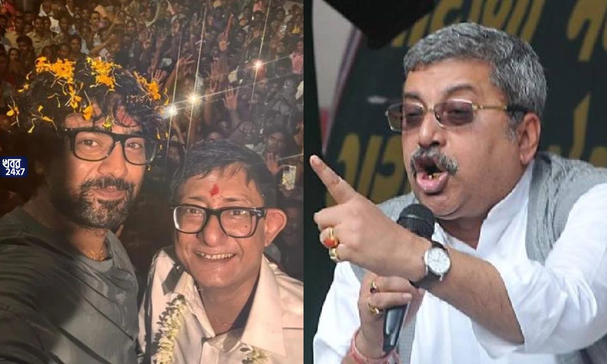 Kanchan Mallick with Dev, vote campaign, photo, facebook, Kanchan Mallick, Dev, controversy