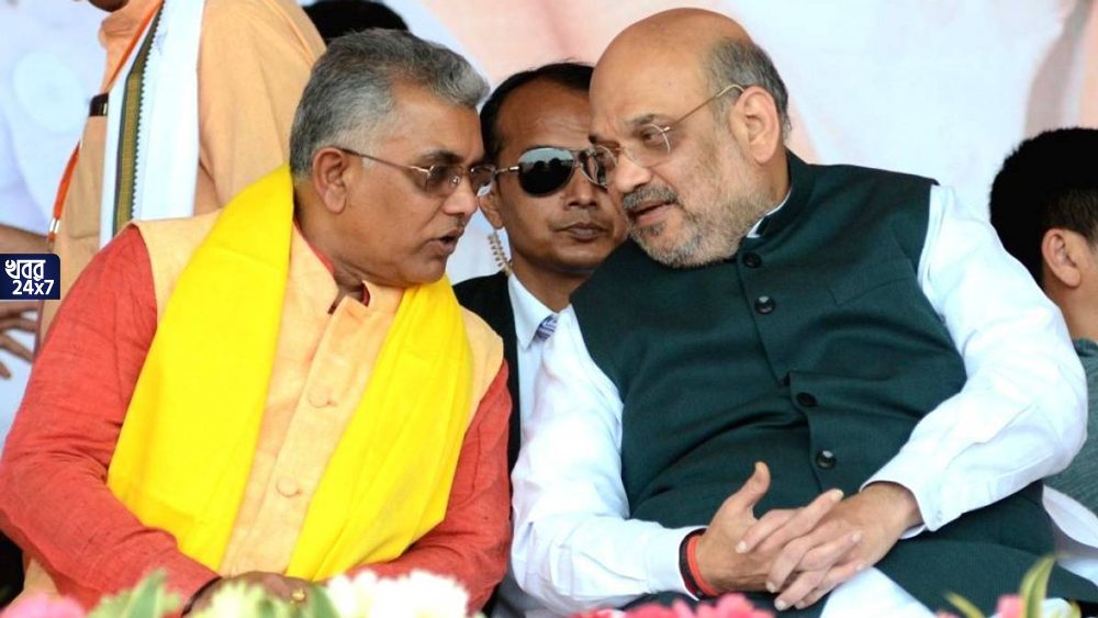 Amit Shah praised Dilip Ghosh, Dilip Ghosh, Amit Shah, praised, vote campaign, Durgapur, 2024 Lok Sabha Election,