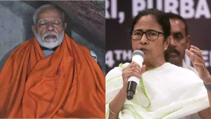Mamata Banerjee questioned on Narendra Modi meditation, Narendra Modi, meditation, Kanyakumari, ‬ ‪‎Mamata Banerjee, slammed, 2024 Lok Sabha Election,