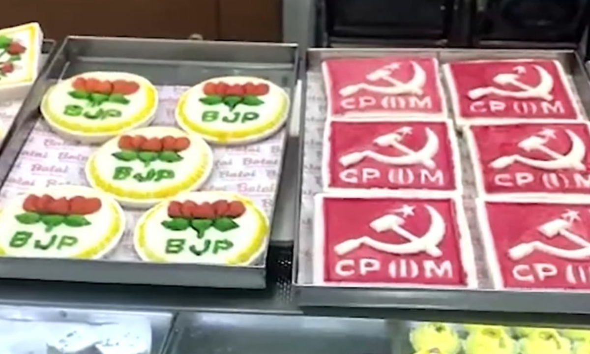 Election sweets, Sweets, TMC, BJP, Loksabha election, প্রতীকী চিহ্নের মিষ্টি,‌ লোকসভা নির্বাচন, দলীয় মিষ্টি