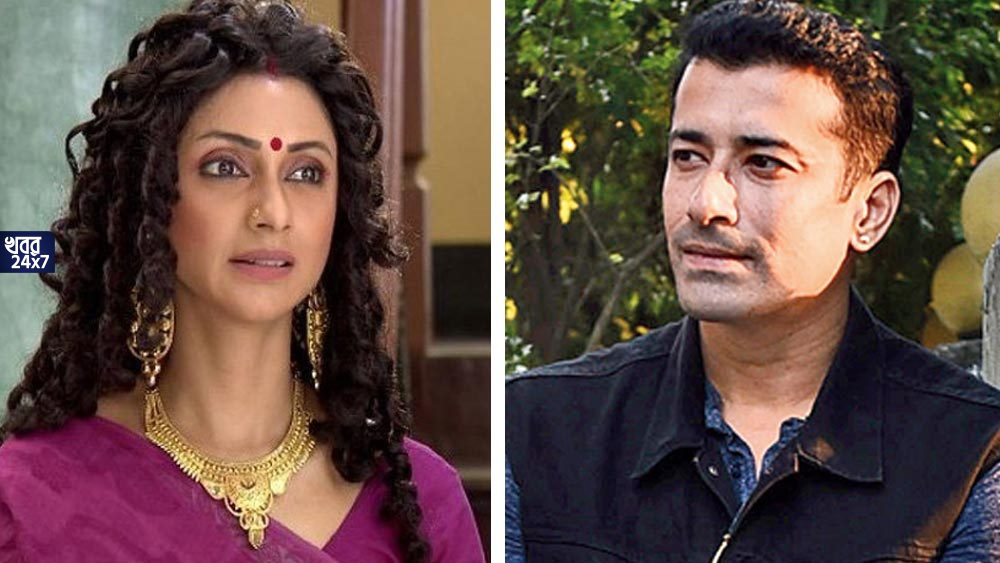 Rishi Kaushik, Aparajita Ghosh Das, Ekhane Akash Neel, couple, acting,serial, ধারাবাহিক, ঋষি কৌশিক