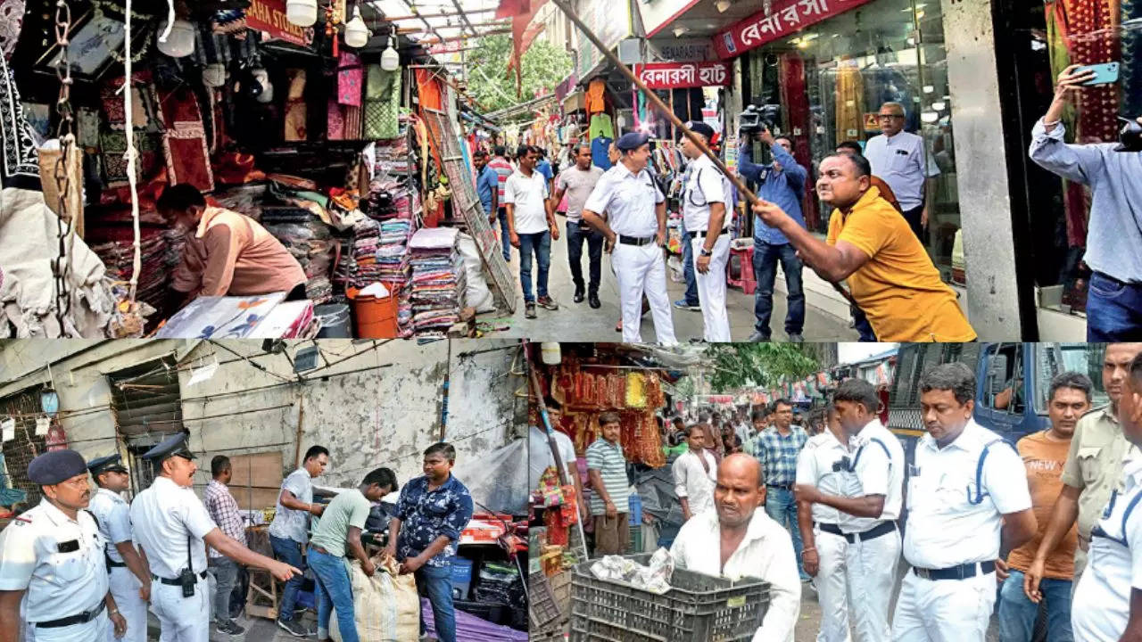 Hawker Committee Protested against Police for being overactive in Hawker Eviction, Kolkata, Hawker eviction, police, overactive, ‬ ‪‎Mamata Banerjee, Hawker Committee