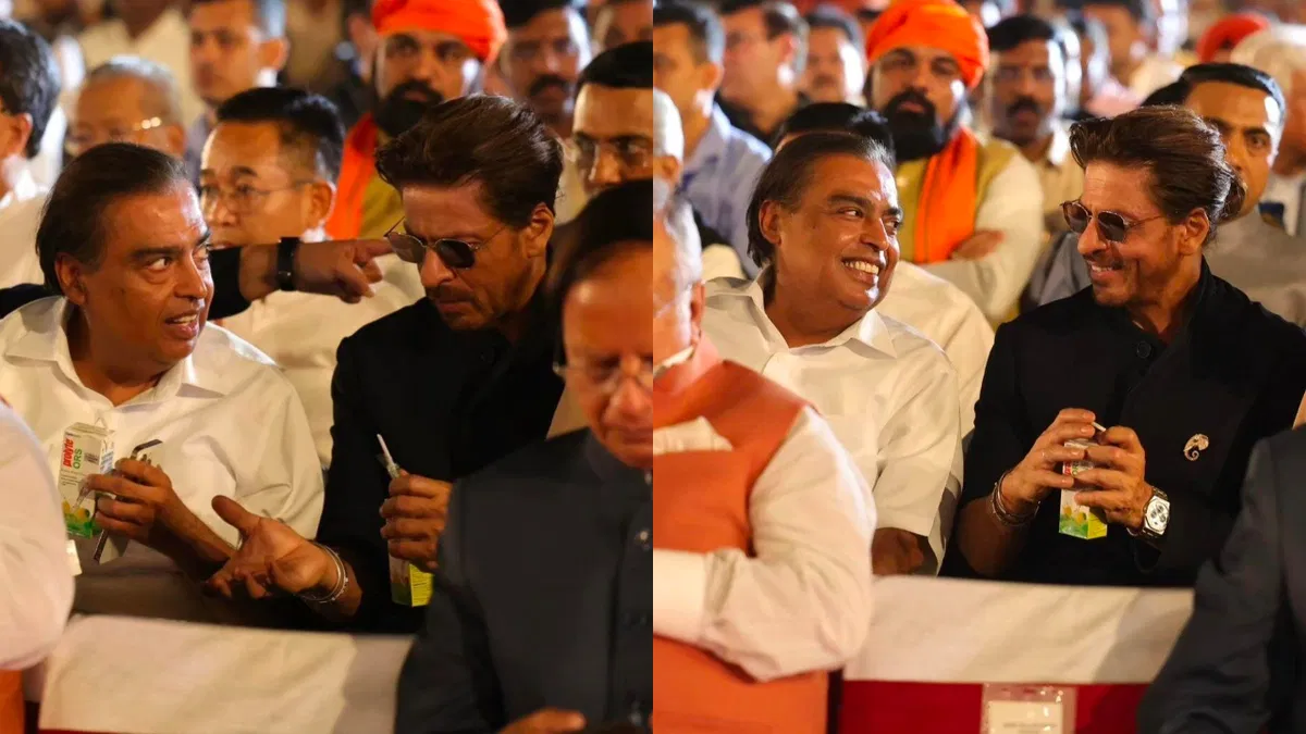 ORS, Mukesh Ambani, Shah Rukh Khan, Shah Rukh Khan and Mukesh Ambani sipping 30 Rs. ORS, Heat wave, Dehydration, শাহরুখ খান, মুকেশ আম্বানি, ওআরএস