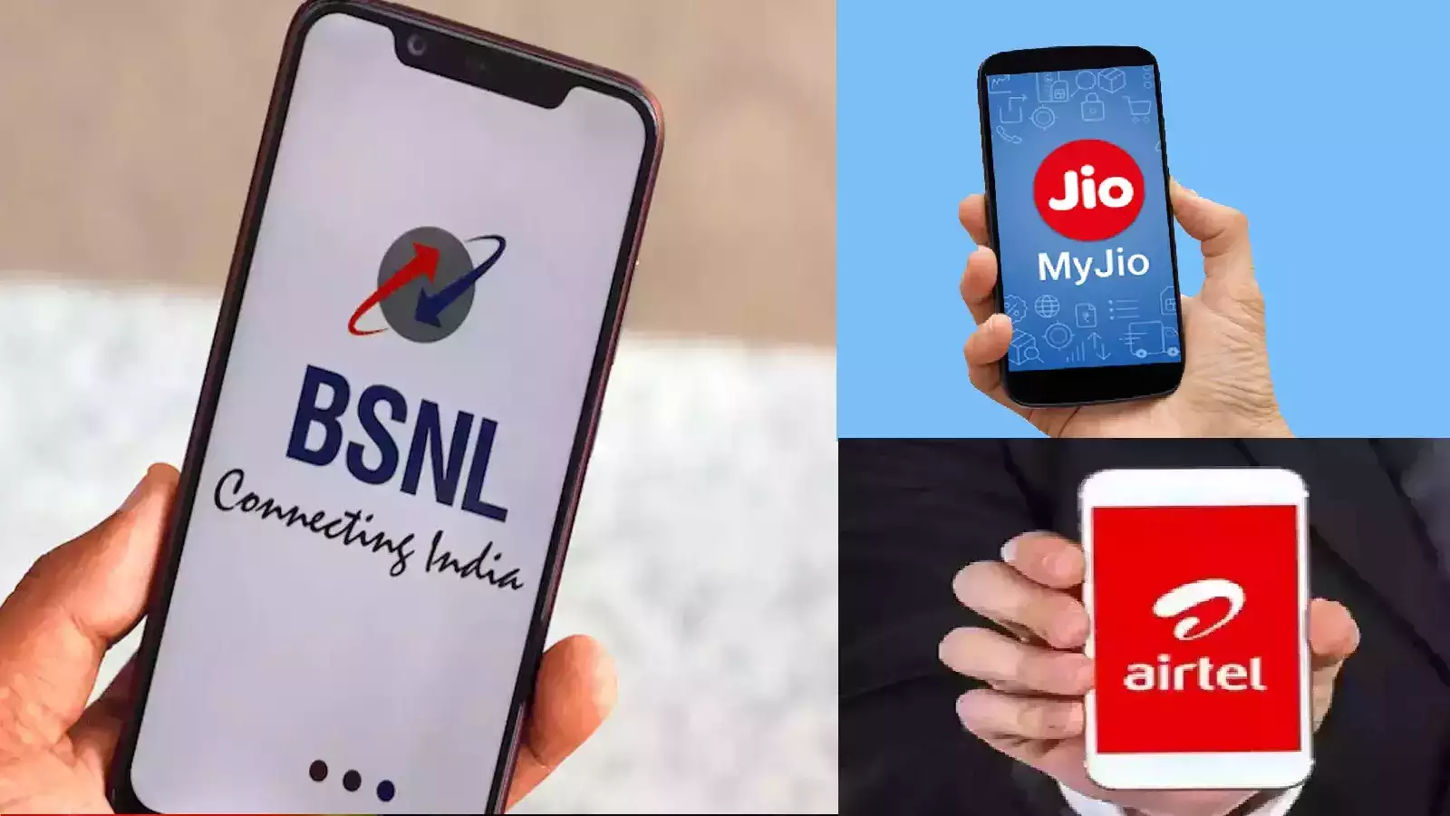BSNL Jio Airtel