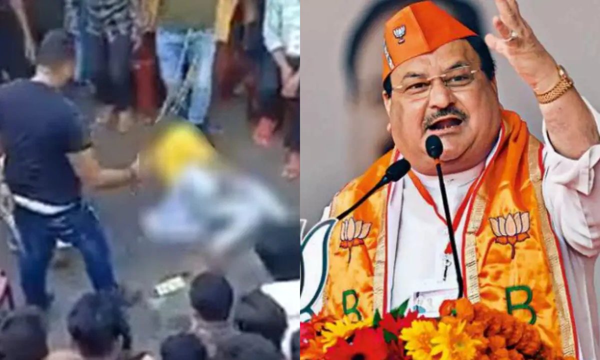 J P Nadda condemned the Chopra assault incident, J P Nadda, man beat woman. brutally, Chopra, assault, J P Nadda, X Handle, ‬ ‪‎West Bengal,