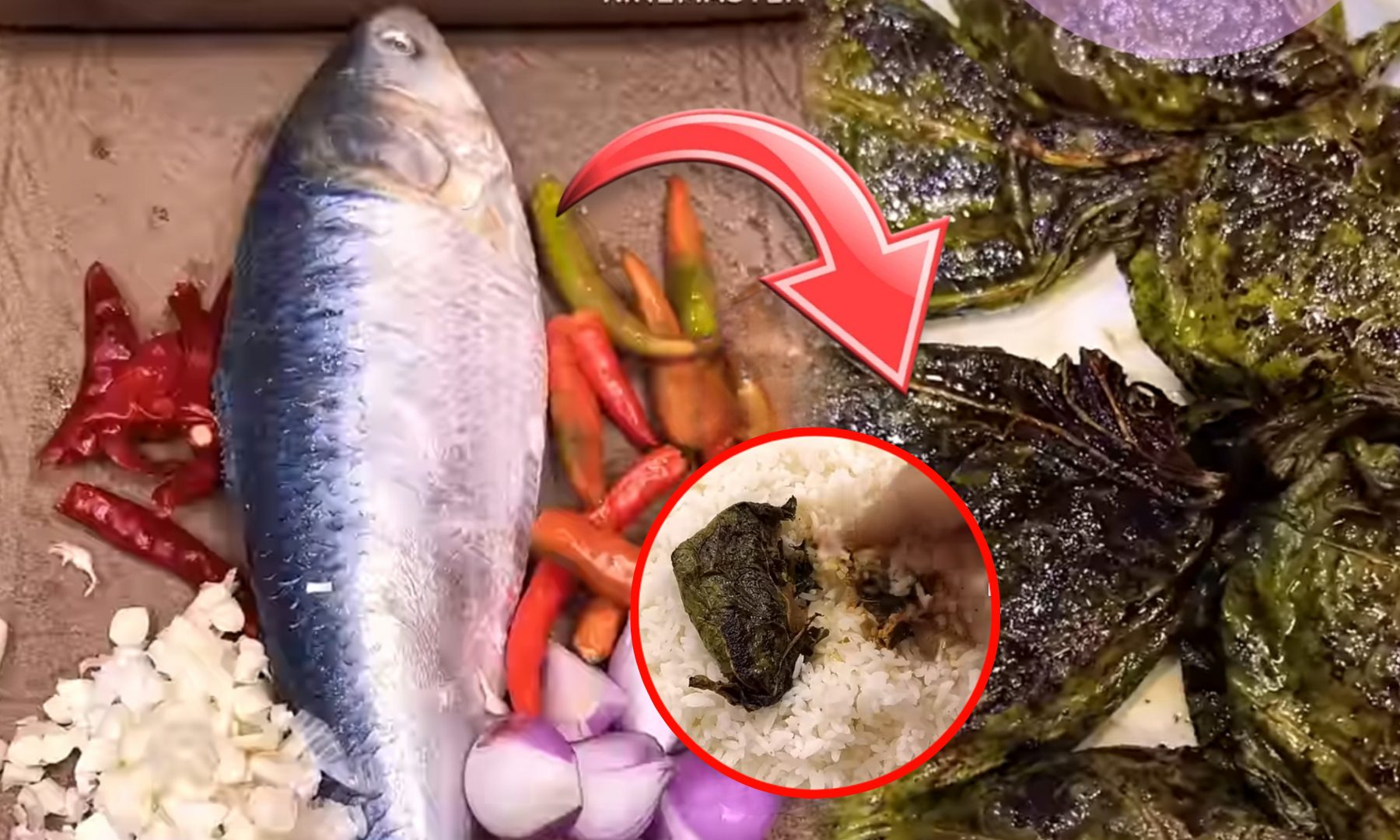 Hilsha fish, recipe, bharta, Hilsha bharta, রেসিপি,‌ লাউ পাতায় মোড়া ইলিশ মাছের ভর্তা, রেসিপি