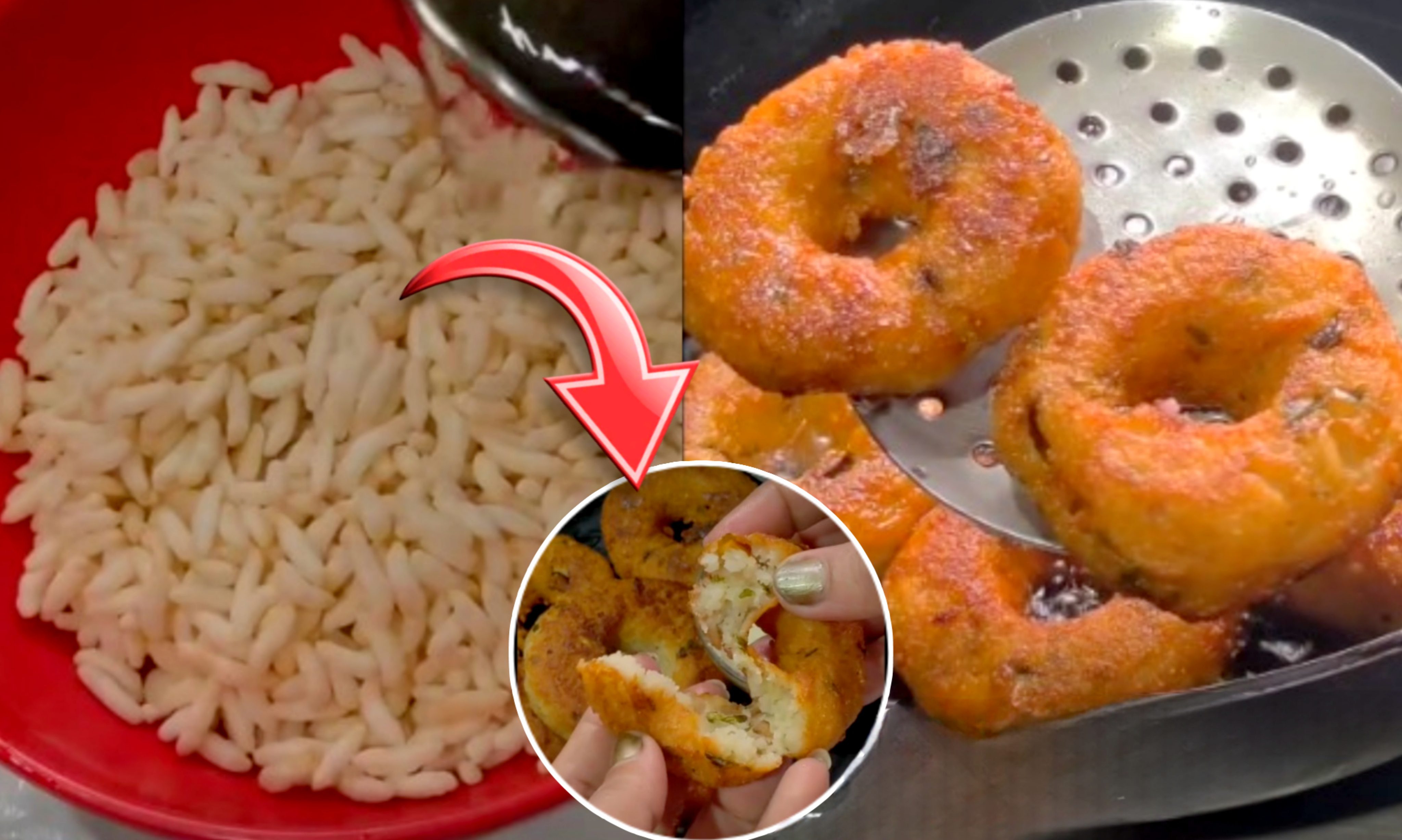 Veg dish, fritters, chatni, recipe মুড়ির বড়া, রেসিপি