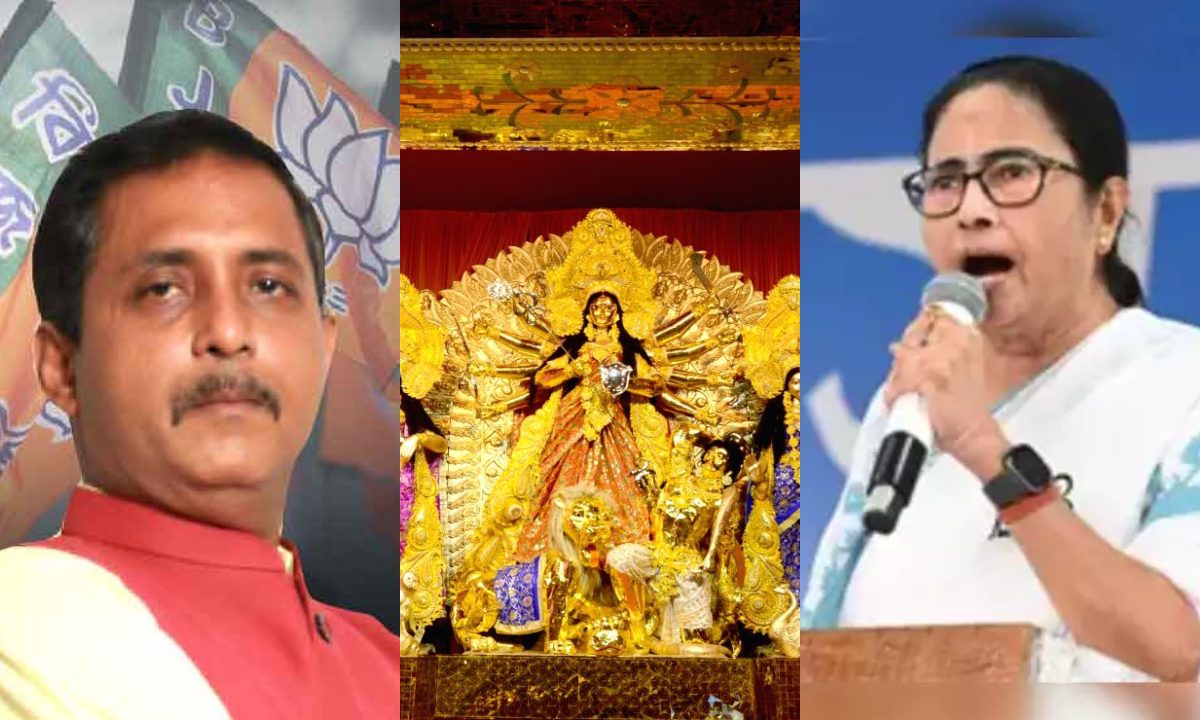 Santosh Mitra Square Rejected Donation of Mamata Banerjee for Durga Puja, Santosh Mitra Square, Sajal Ghosh, donation, Durga Puja, ‬ ‪‎Mamata Banerjee, 85 thousand rupees, rejected
