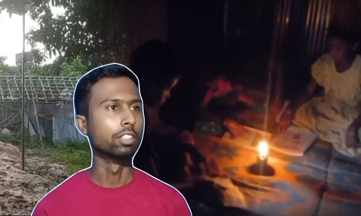 No Electricity in This Village of West Bengal, Electricity, maldah, baganpara, বিদ্যুৎ, উন্নয়ন, প্রদীপ
