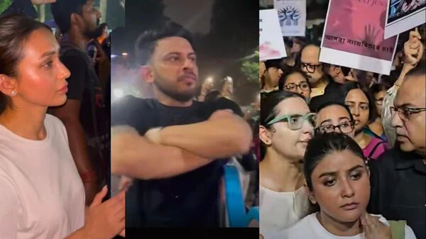 tollywood celebrities, R G Kar Case, night protest, women protest, joined, video