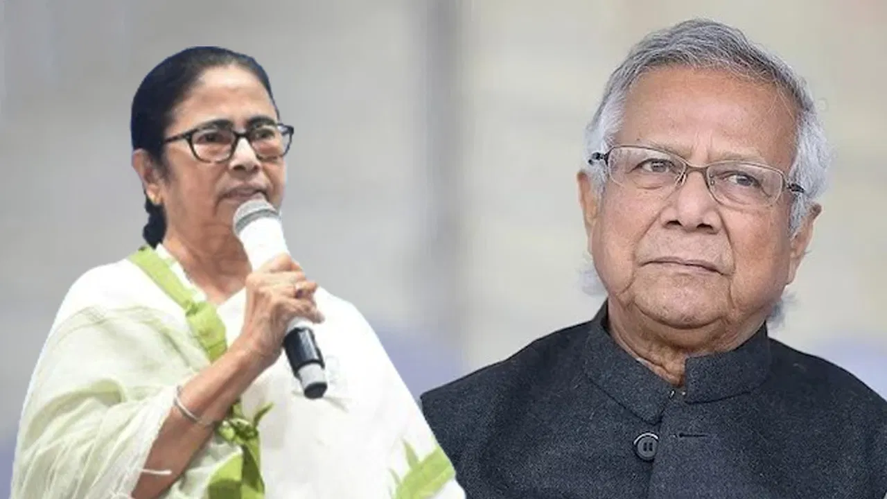 Mamata Banerjee Congratulate Mohammad Yunus, ‬ ‪‎Mamata Banerjee, Mohammad Yunus, interim government, Bangladesh, took oath, congratulate,