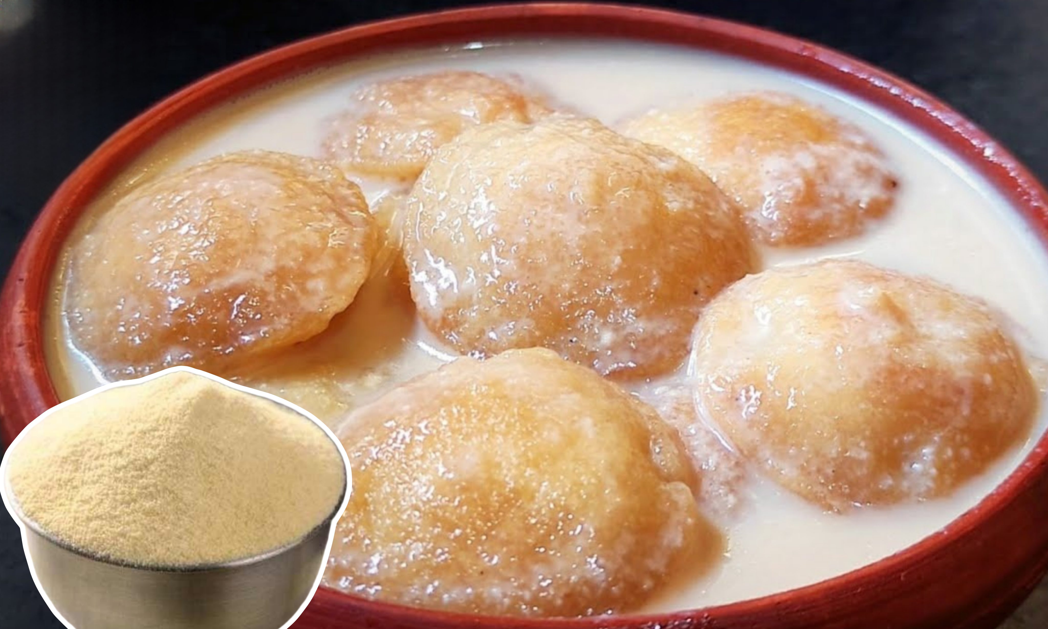Sujir dudh pithe, recipe, dessert, মিষ্টি, সুজির দুধ পিঠে, রেসিপি