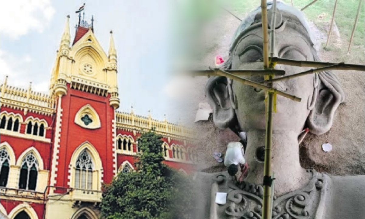 Durga Puja, 112 Feet Durga idol, Ranaghat, no permission, District Magistrate, , Calcutta High Court,