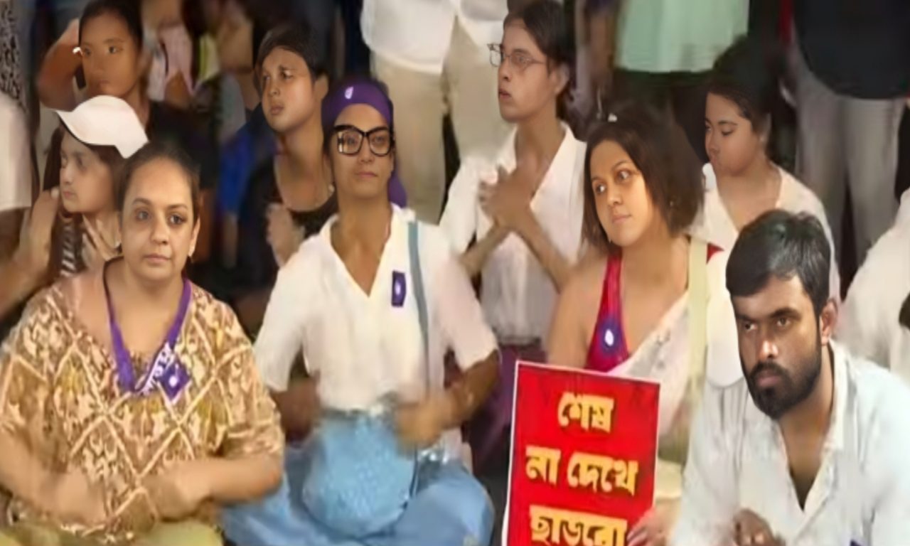 dharna, overnight, R G Kar Case, big rally, celebrities