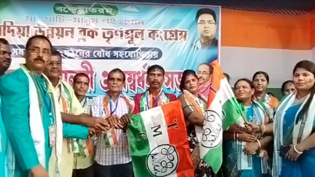 BJP Panchayet Head, Panchayet Members, joined TMC, Tamluk, Suvendu Adhikari, Abhijit Ganguly, TMC