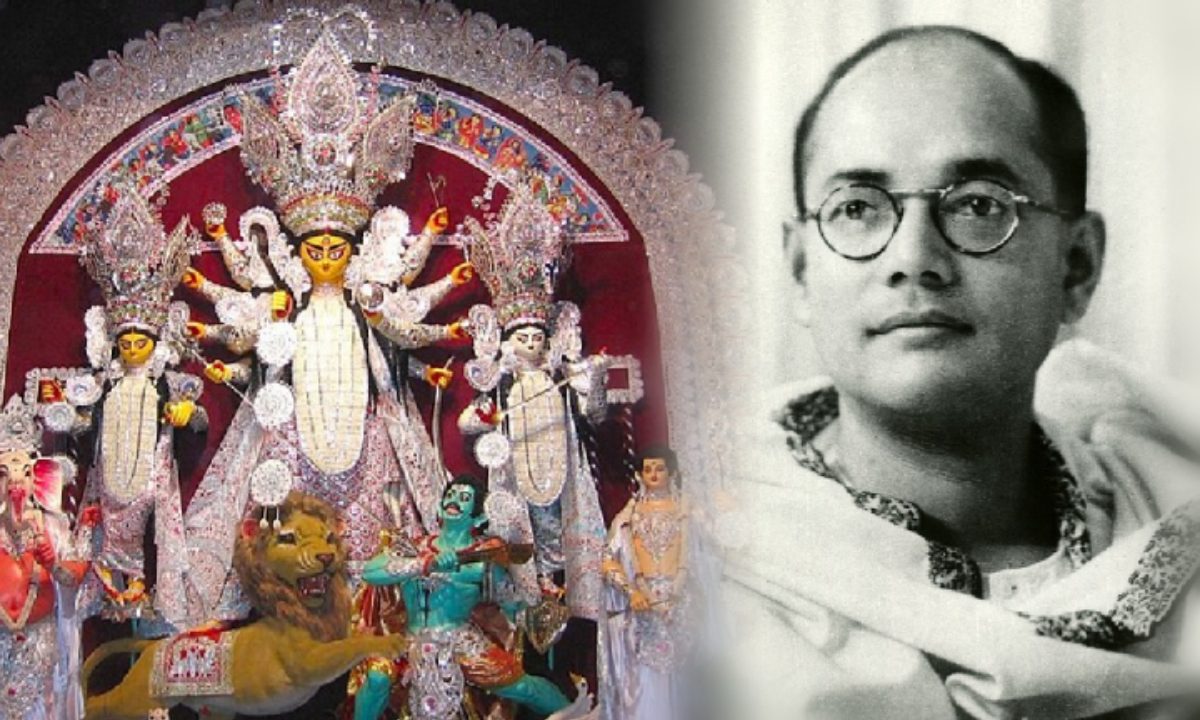 Netaji Subhash Chandra Bose , Durga Puja, বাগবাজার, স্বদেশী আন্দোলন, নেতাজী, সুভাষচন্দ্র বসু, দুর্গাপুজো