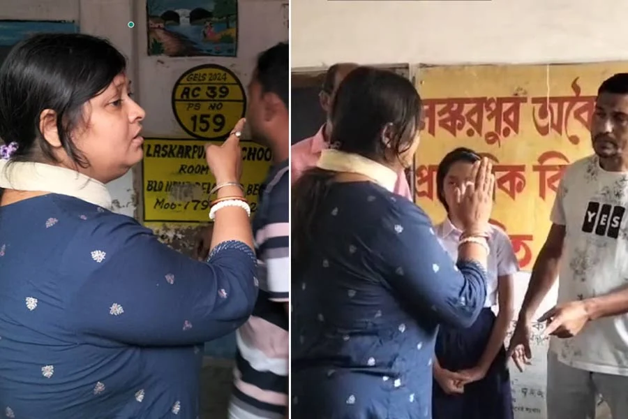 school teacher, student, force, clean shoes, parents protest