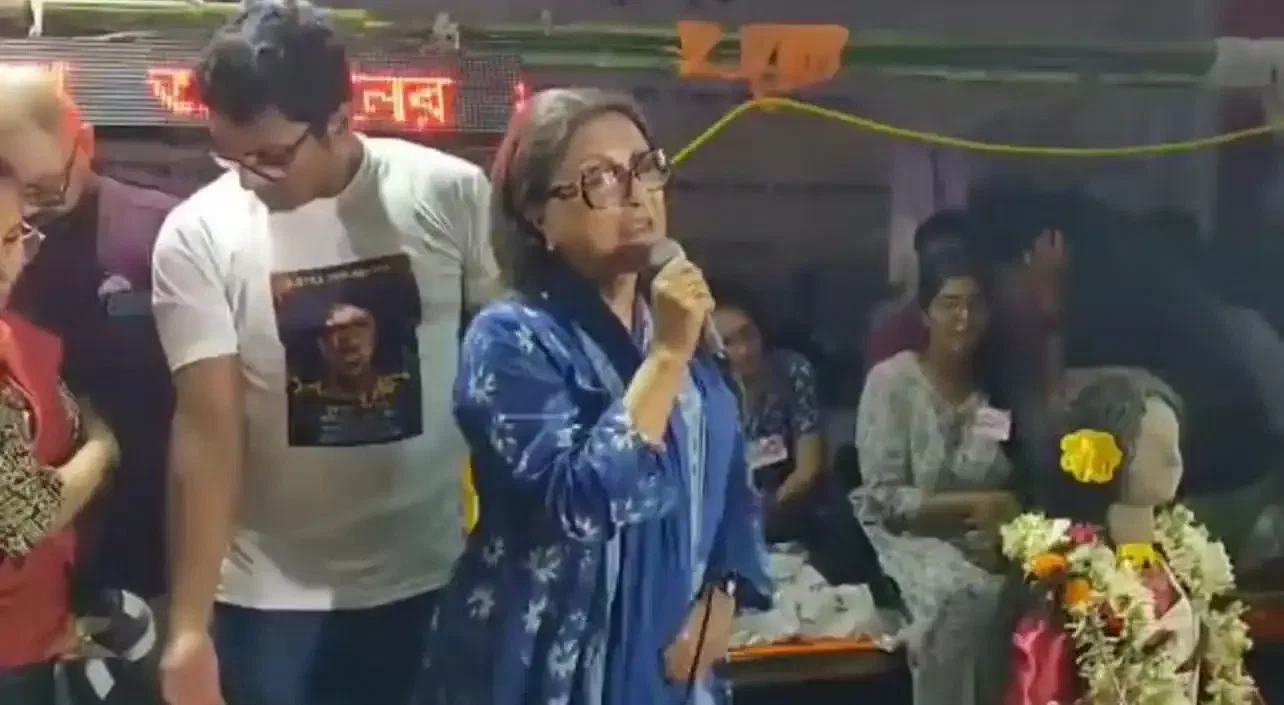Aparna sen at hunger strike stage