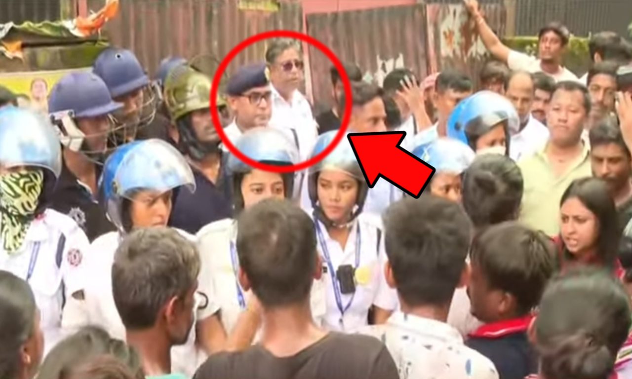 school student, death, JCB, local people, OC, protest, surrounded, Bansdroni