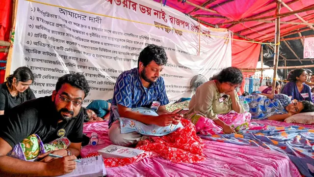 Junior Doctors, hunger strike, TMC Leader, attacked, Controversial comment, R G Kar Case