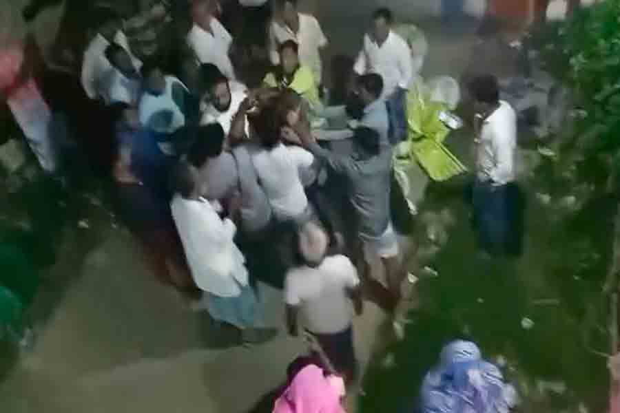 Awas Yojna, names, list, TMC Workers, concrete house, controversy, beat, police, arrest